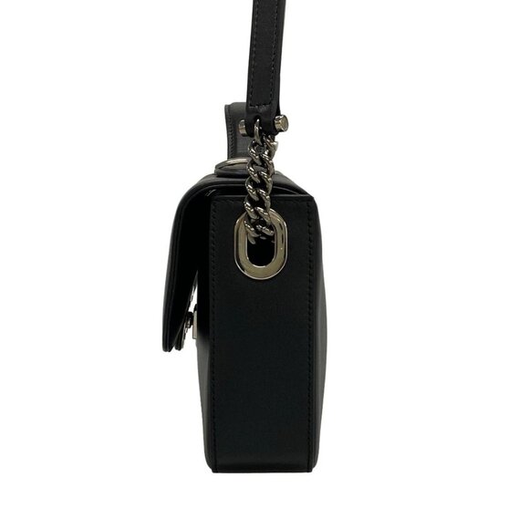 Auth GUCCI Petit GG 739721 Black Leather Handbag - Picture 4 of 16